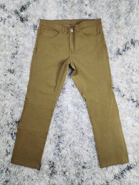 Blue Delta Pants Men's 36x30 Chino 5 Pocket Gold Jhino Custom Stretch Flat USA